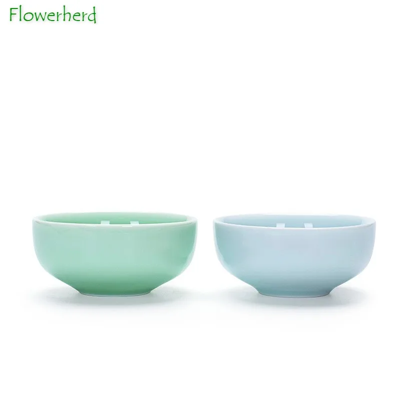 Керамическая фарфоровая чайная чашка из селадона посуда кунг-фу чая кружка Карп