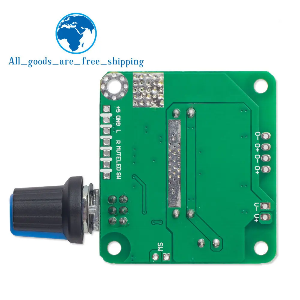 TZT Bluetooth 4,2 TPA3110 15 Вт+ 15 Вт Цифровой стерео аудио усилитель мощности плата Модуль 12 в-24 в автомобиль для USB динамик, портативный динамик