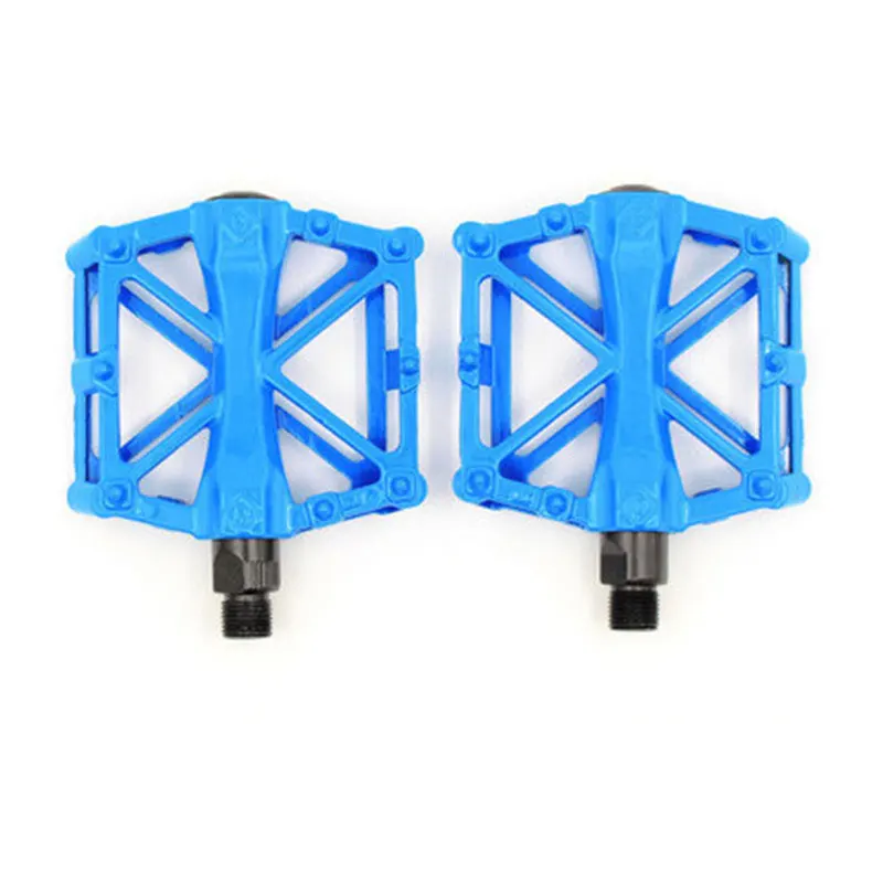

Bicycle Bike Pedals Cycling Ultralight Bicycle Pedal Double Ball Aluminum Alloy Widen Mountain Pedal Bike Accessories