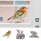 Настенные стикеры в виде кроликов коала для детской комнаты, украшение для дома, съемные обои для гостиной, спальни, настенные стикеры в виде кроликов