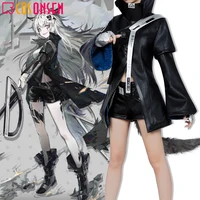 Arknights Lappland Cosplay Costume Black Dress Halloween Outfits COSPLAYONSEN Custom made