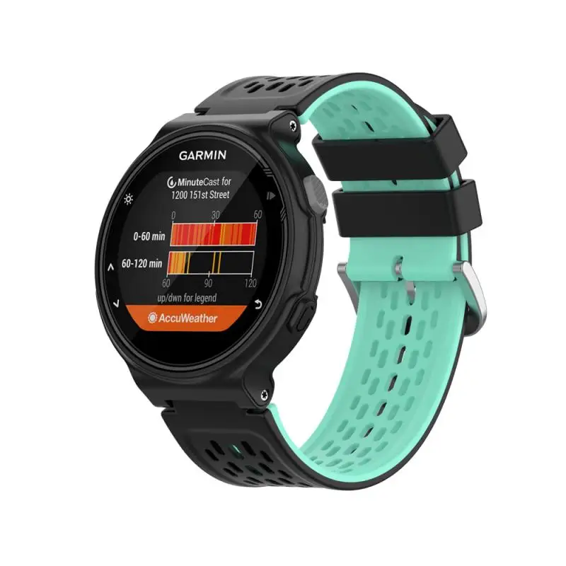 Силиконовый браслет для Garmin подход S2 S4 GarminVivoactive женщин и мужчин двухцветный