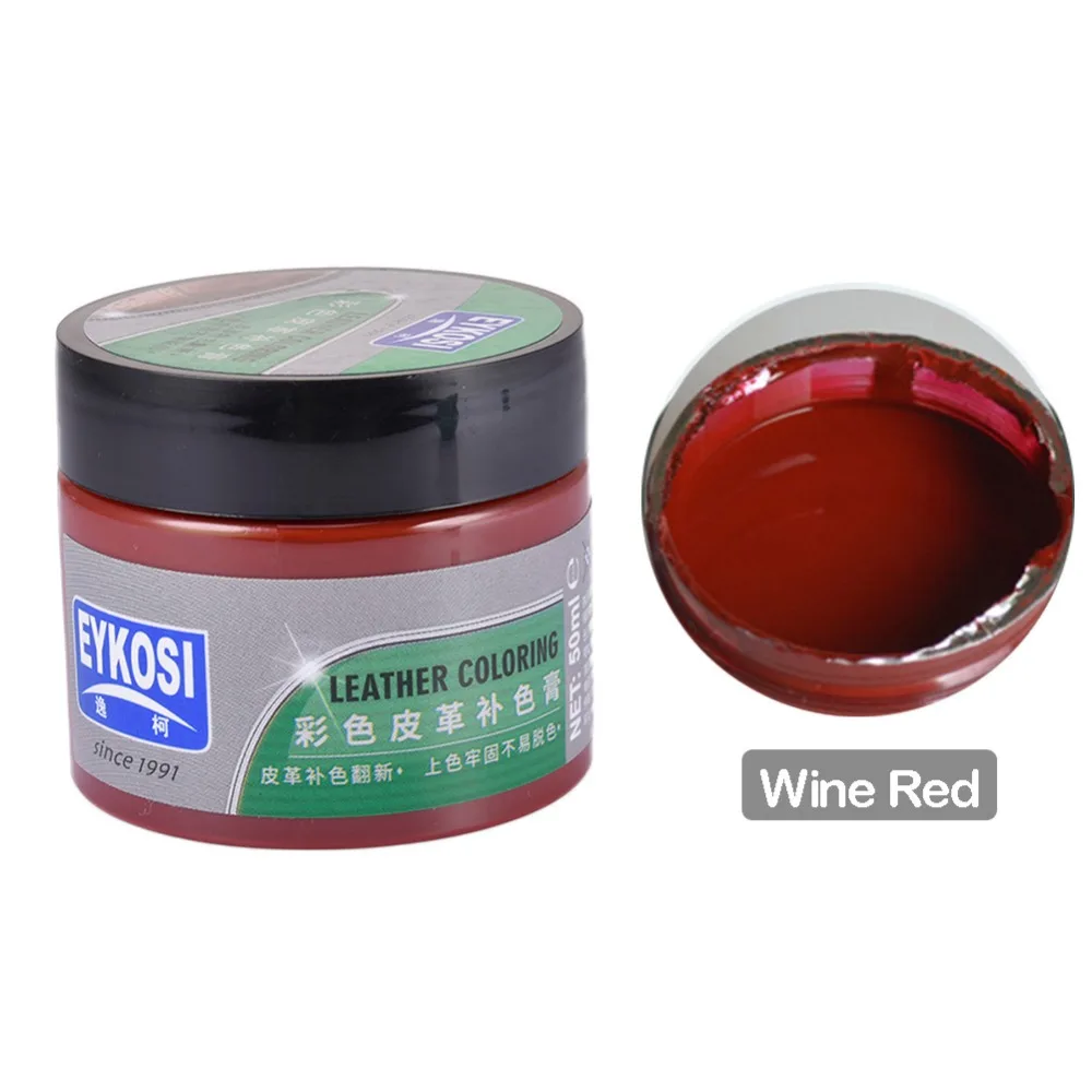 New Car Leather Recoloring Balm Renew Restore Repair Color To Faded Scratched Leather For Home Couches Car Leather Seats