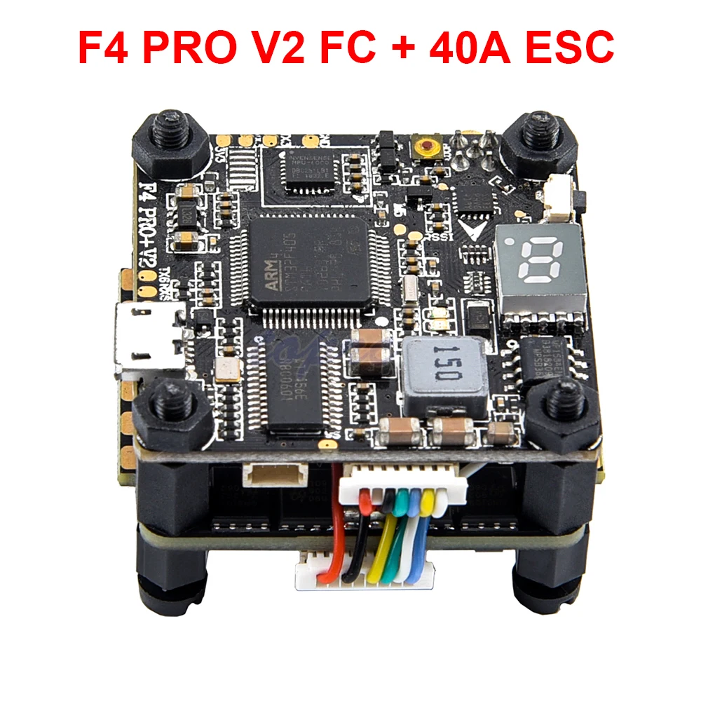 Контроллер полета F4 PRO V2 / + 30A 4 в 1 ESC 40A blheli _ S 2-6S для RC FPV Racer Racing Drone Mark4 APEX | Игрушки и