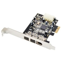 pci express 3 port video capture expansion card firewire xio2213azay chipset 1394b 1394a pcie 1 1 x1 card