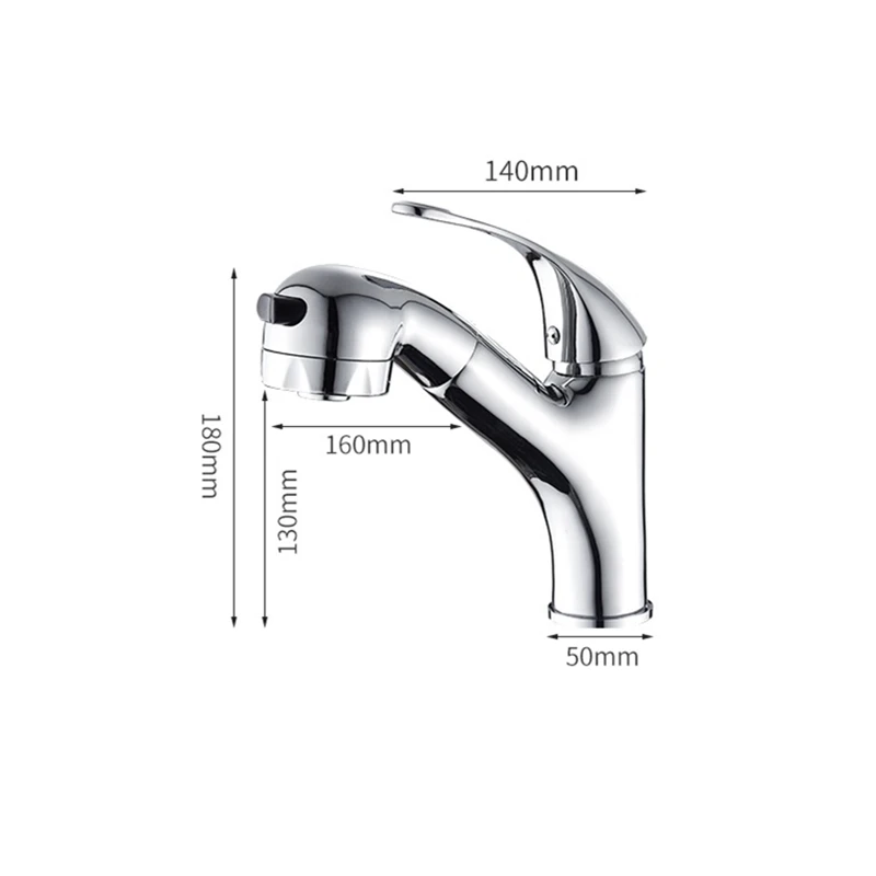 LIUYUE смесители для умывальника черный/хромированный латунный кран ванной