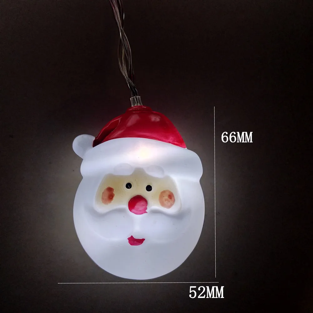 Новинка 10 светильник льников осветительная цепочка на голову Санты креативное