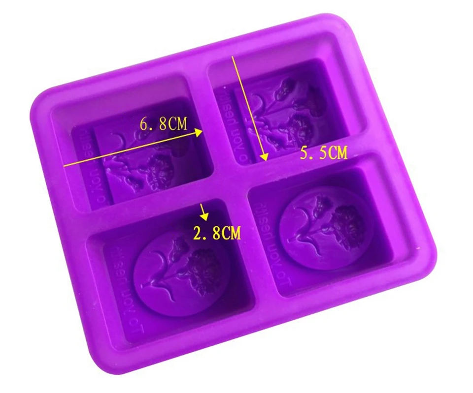 Прямоугольные 3d силиконовые формы для мыла ручной работы DIY силиконовые формы для мыла куб