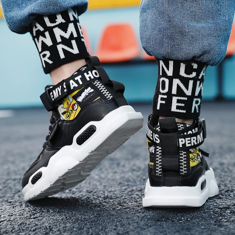 Детская повседневная обувь для мальчиков Баскетбольная бега Детские