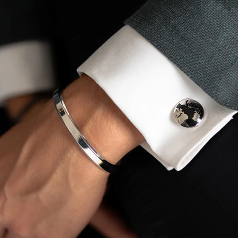 Браслет из нержавеющей стали браслеты на запястье ювелирные изделия мужские