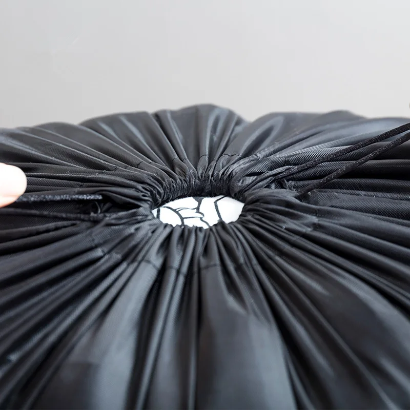 Большая сумка для хранения стеганая на шнурке прочная износостойкая одежды | Дом