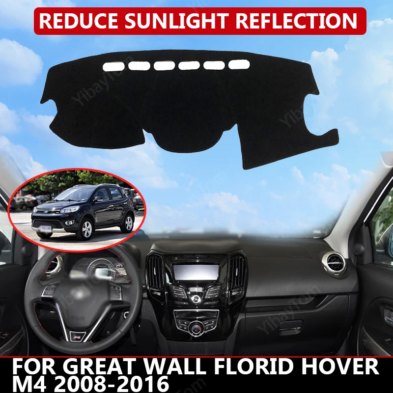 

Car Dashboard Cover for Great Wall Florid Hover M4 2008-2016 Mat Protector Sun Shade Dashmat Board Pad Auto Carpet