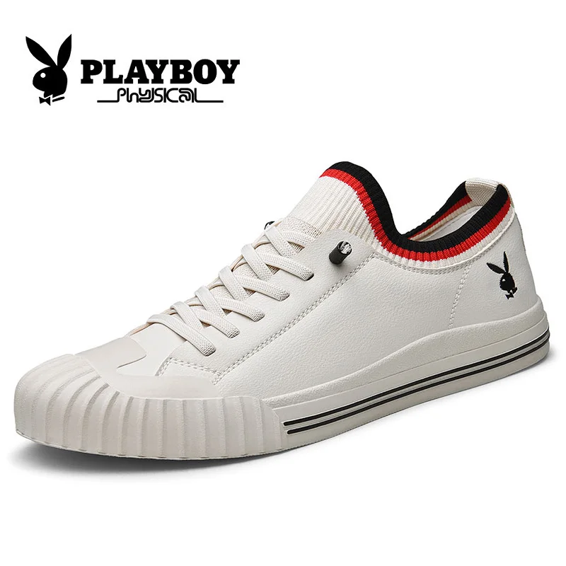 

PLAYBOY New Footwear Fashion Men's Casual Shoes Spring & Autumn Male Shoes Men PU Leather Shoes Men Flats Zapatillas PZ2930012