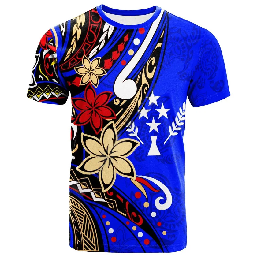 

Chuuk Kosrae Polynesian Country Culture Tribe Retro 3dprint Men's/ladies Summer Streetwear Short Sleeve T-shirt A - 9