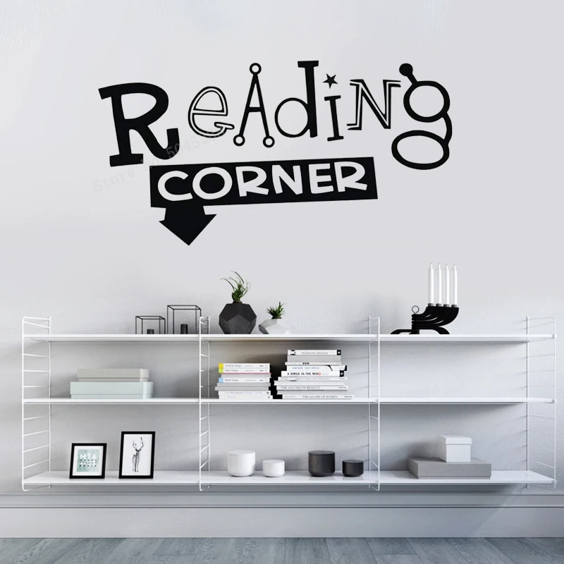 Классного чтения уголовая настенная наклейки виниловые на стены дома украшения