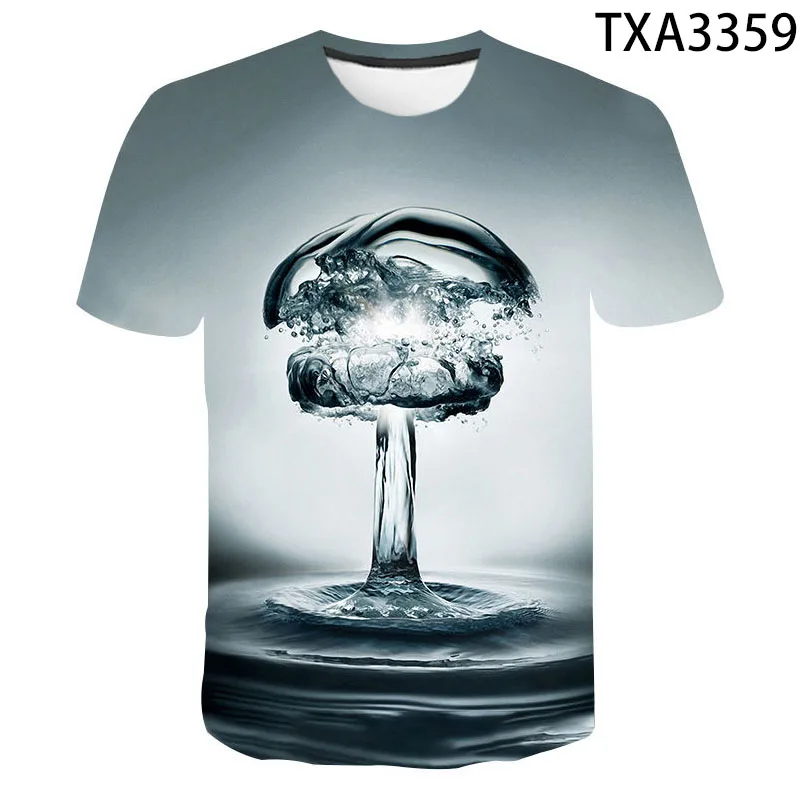 

Streetwear Atomic Bomb Explosion 3D Printed T Shirts Casual Men Women Children Fashion Short Sleeve Boy Girl Kids Cool Tops Tee