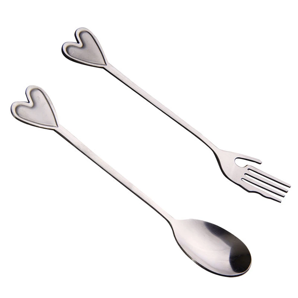2 шт. серебристые столовые приборы из нержавеющей стали|fork set|stainless forkstainless steel fork |
