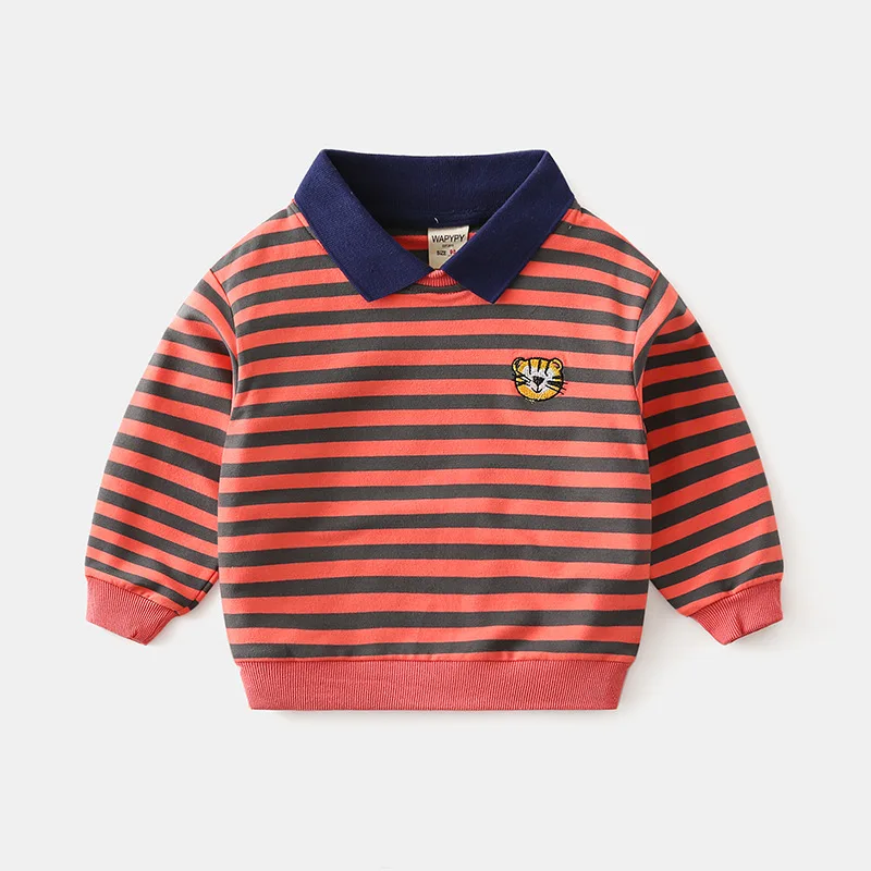 2020 для маленьких мальчиков свитер на осень зиму брендовая тенниска детская