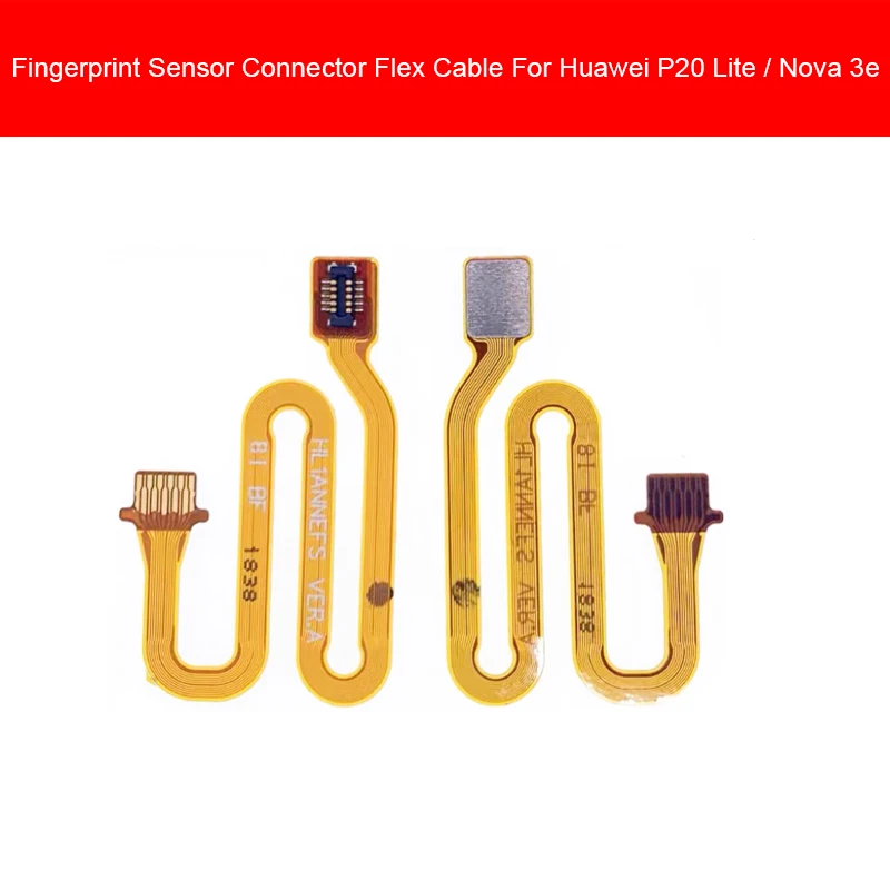 P20 Lite Nova 3e Отпечатков пальцев Сенсор шлейф для Huawei Enjoy 7 7i 8 7X 8C 8X9 9i 10 V20 V10 P20 P30 3e плюс играть Nova Lite Сенсор разъем - Цвет: P20 Lite Nova 3e