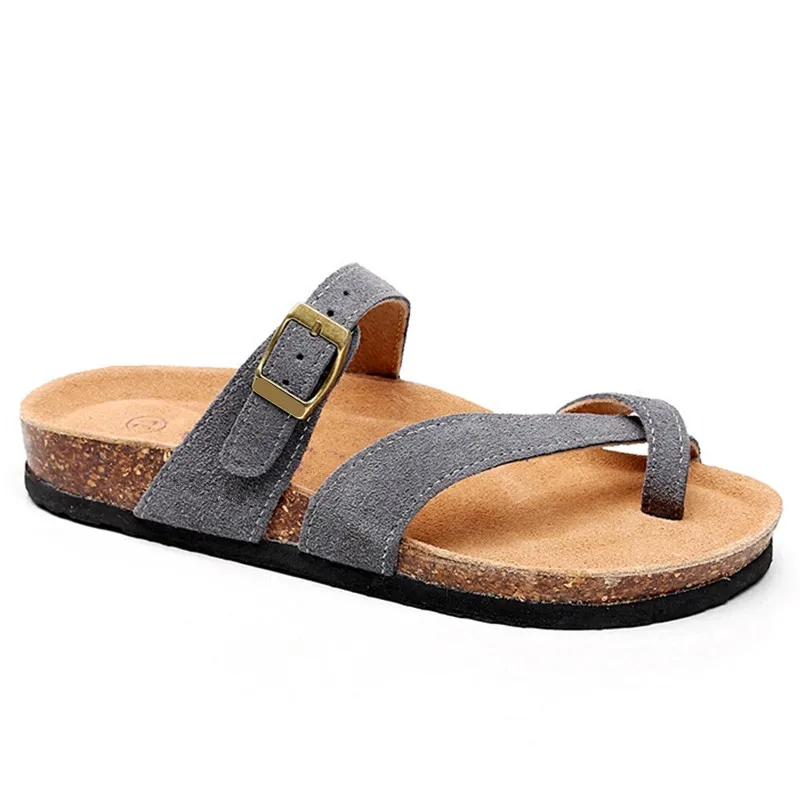 COSMAGIC 2021 Новая Летняя мужская пляжная Тапочки на корковой подошве повседневные