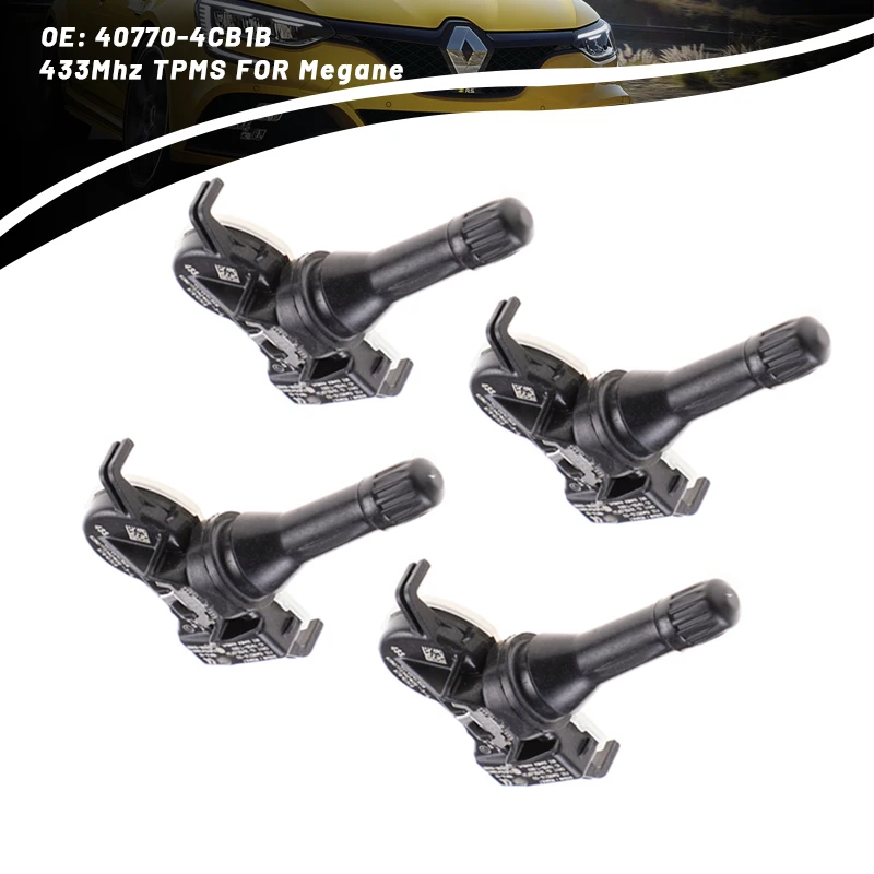 

4X/1 шт. датчик давления в шинах TPMS 433NHZ OEM 40770-4CB1B FORRENAULT Talisman Estate 2016 2017 2018 2019
