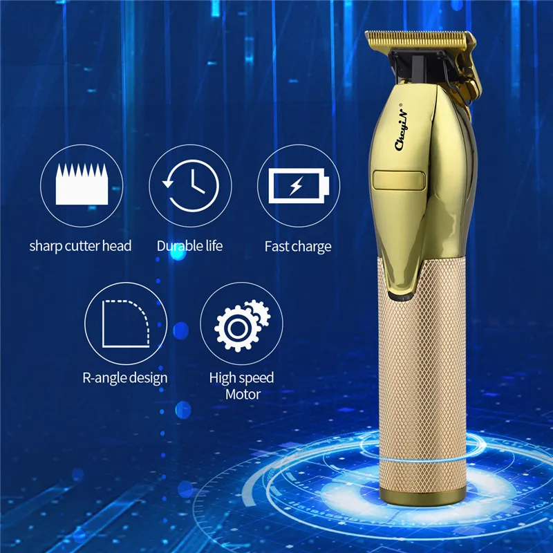 

Professional Barbershop Shaving T-blade Trimming Outline Hair Clipper Trimmer Haircut Razor Electric Rechargeable Shaver for Men
