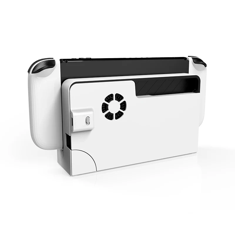 

For Switch OLED Host Accessories Dock Cooling Fan Radiator W/ USB Charging Cable