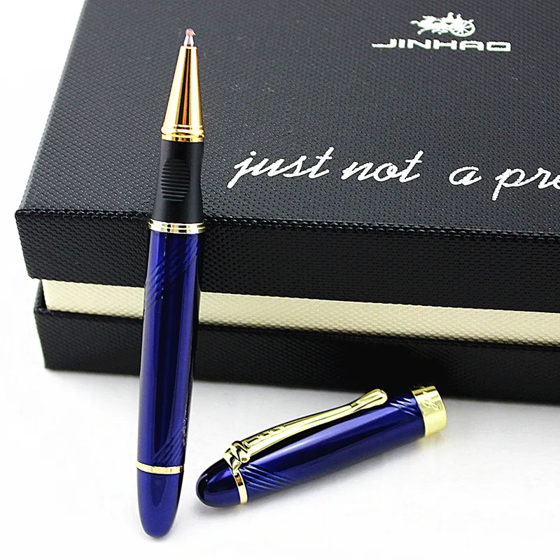 JINHAO x450 матовая шероховатая поверхность Черная Ручка-роллер высокое качество роскошные офисные школьные канцелярские принадлежности материал металлические принадлежности
