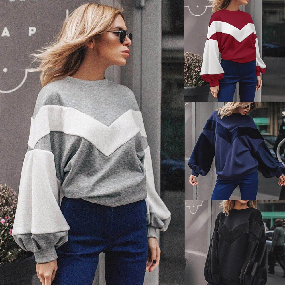 Autumn Winter Casual Faux Fur Patchwork Warm Women Sweater Batwing Sleeve Loose Knitted Pullover Sweaters Jumper Female |