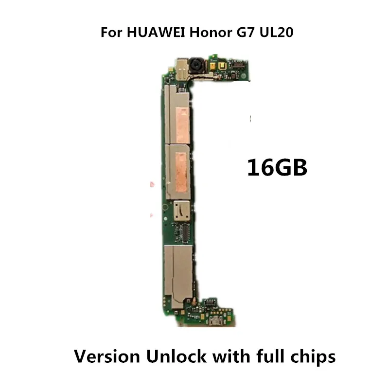 2 Гб ОЗУ 16 ПЗУ для HUAWEI G7 UL20 3G 4G поддержка материнской платы 100% разблокированная