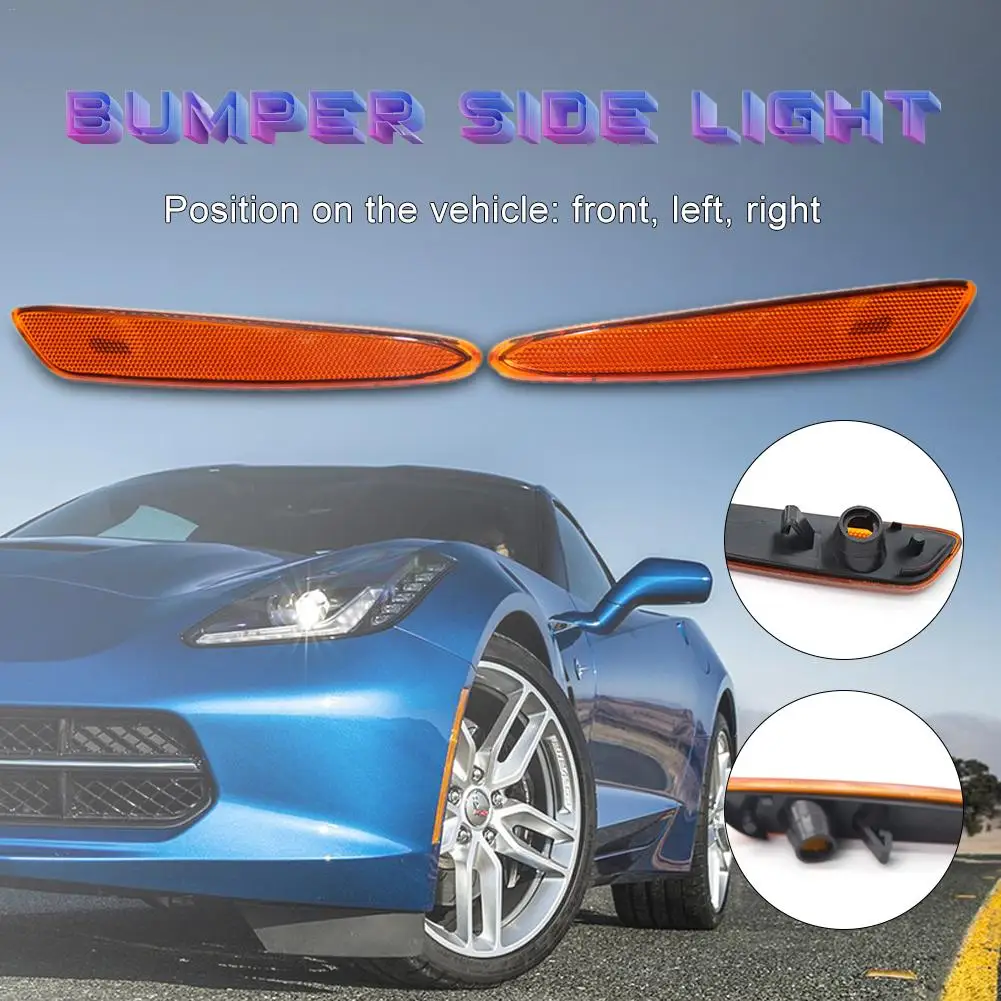 Передний бампер боковой свет парковочный свет для Chevrolet Corvette C6 05-13
