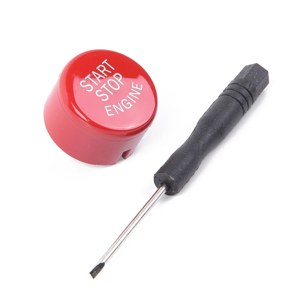 

Plastic Engine +1*Screwdriver Button Kit Set Red Replacement For BMW F Chassis Durable Reliable ABS Stock Latest