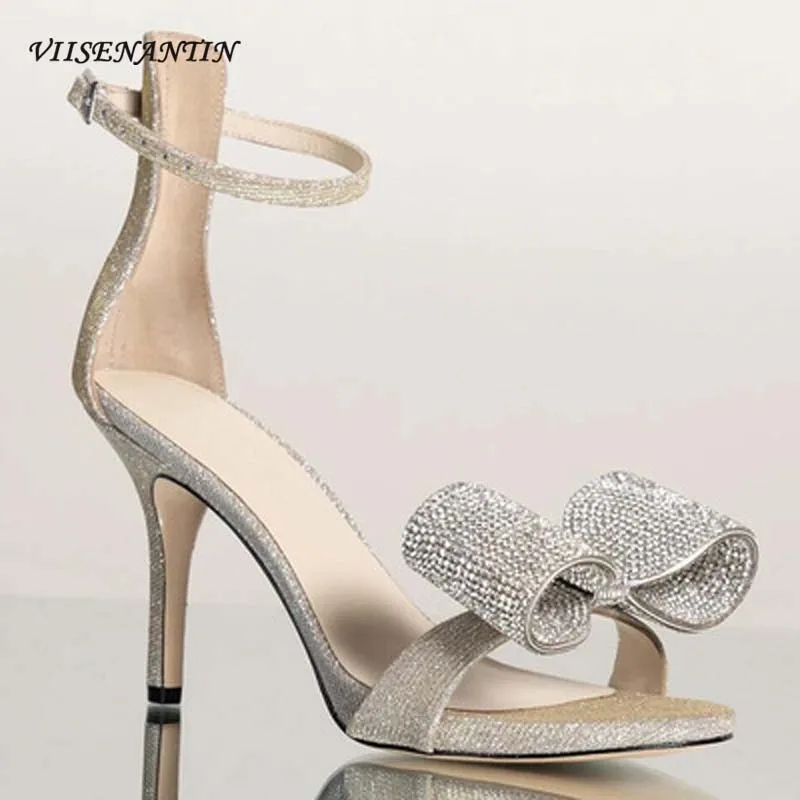 

2021, новый комплект детской одежды в европейском и американском стиле большого размера стразы на остром каблуке, сандалии с пряжкой; Большие ...