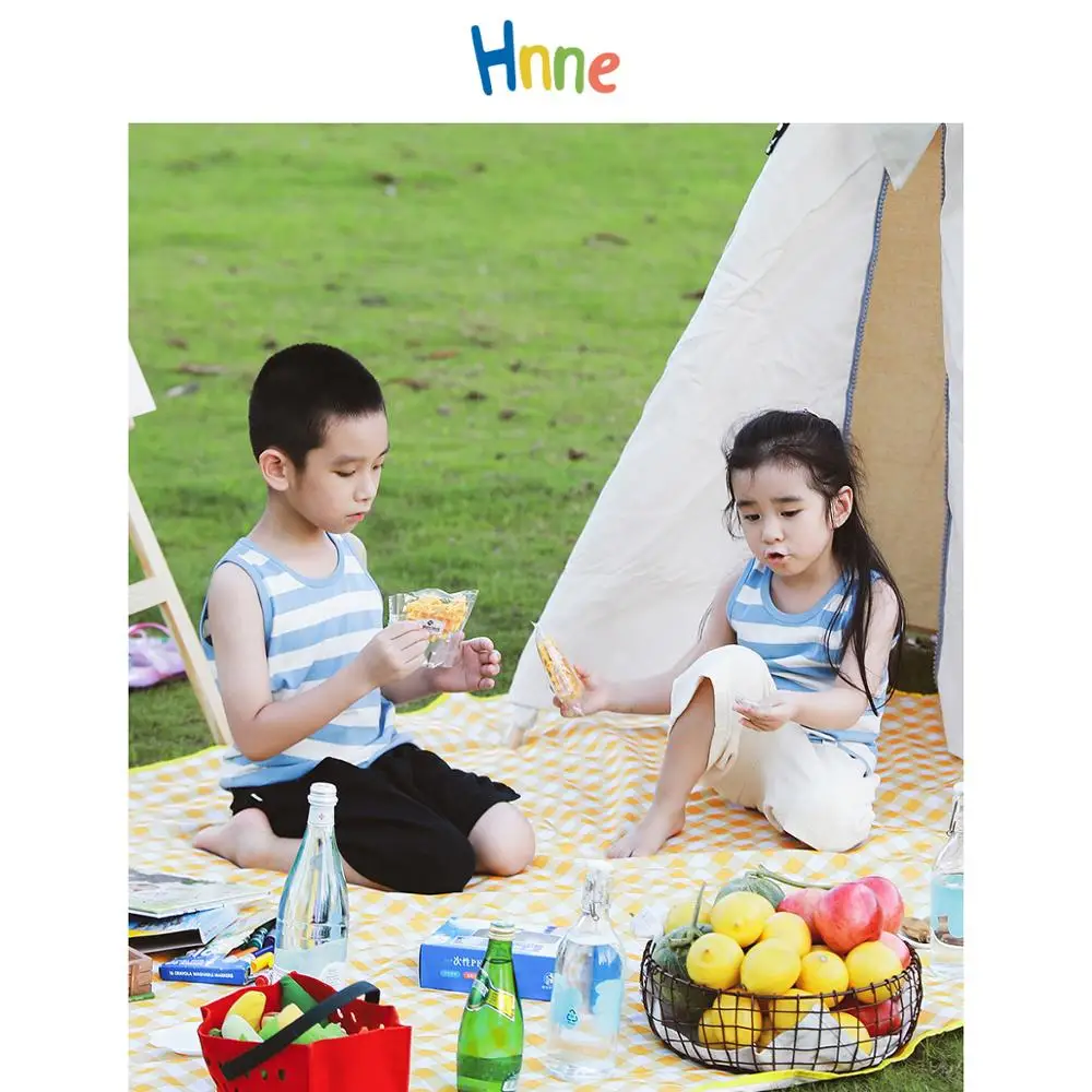 

SIMWOOD 2022 summer new tank tops children striped 100% cotton vest comfortable t-shirt soft skin friendly girl boys tees