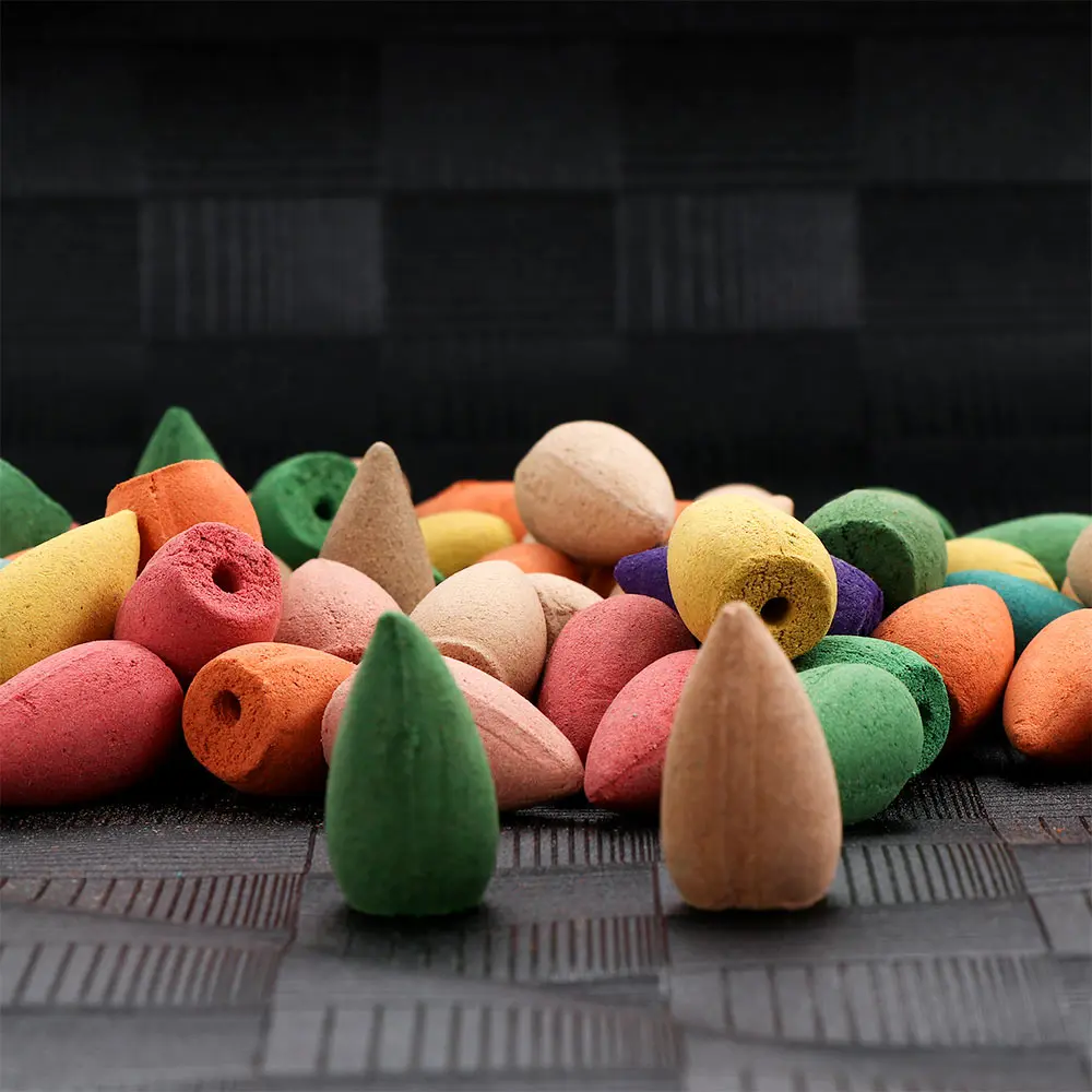 60 шт./упак. Бытовая натуральная башня рефлюкса благовония чай дым ароматизатор |