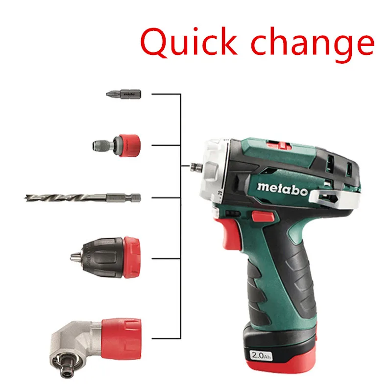 PowerMaxx BS 10 8 V BS10.8V для METABO литиевая батарея многофункциональная быстросменная