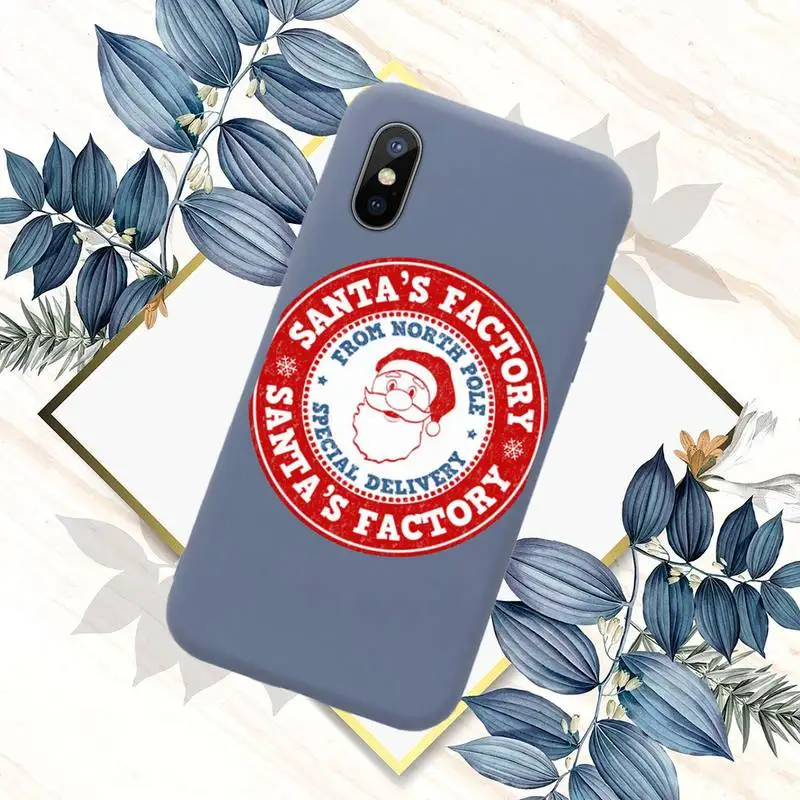 

Christmas trend tags Phone Case Blue Candy Color for iPhone 11 12 mini pro XS MAX 8 7 6 6S Plus X SE 2020 XR