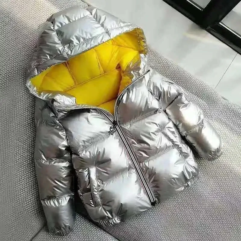

Winter Boys Down Jackets Children's Thickened Zipper Hooded Outer Down Jackets Girls Baby Down Jackets