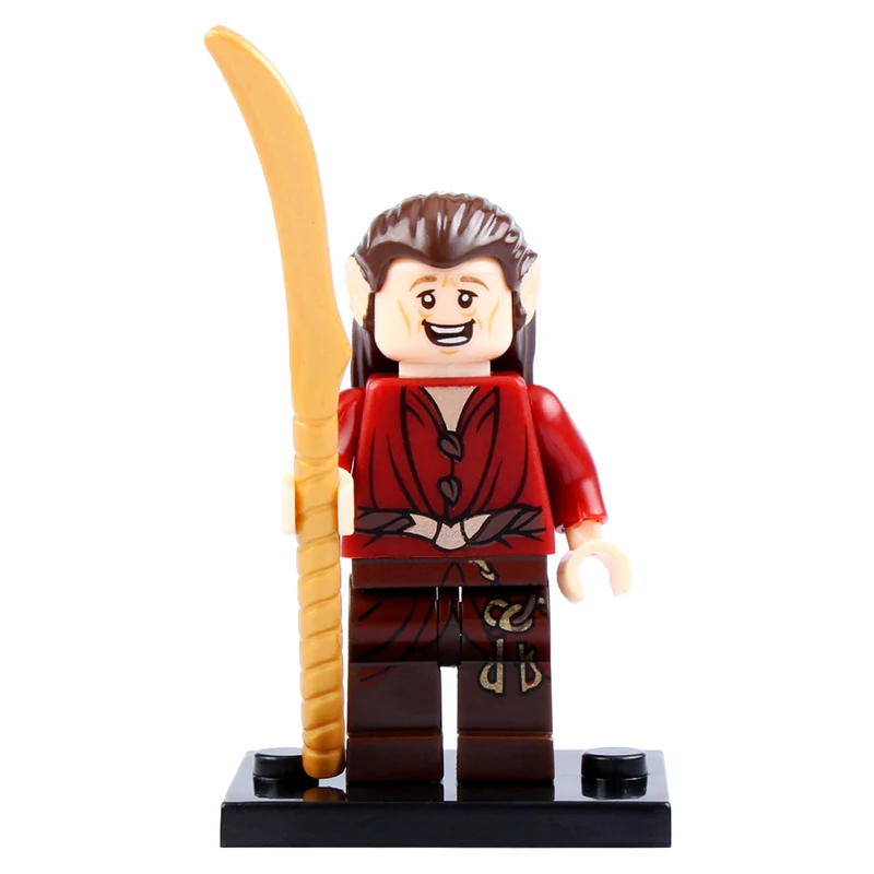 20 шт./лот Legoed Властелин колец фигурка Элронд эльф халдир Playmobil строительные блоки