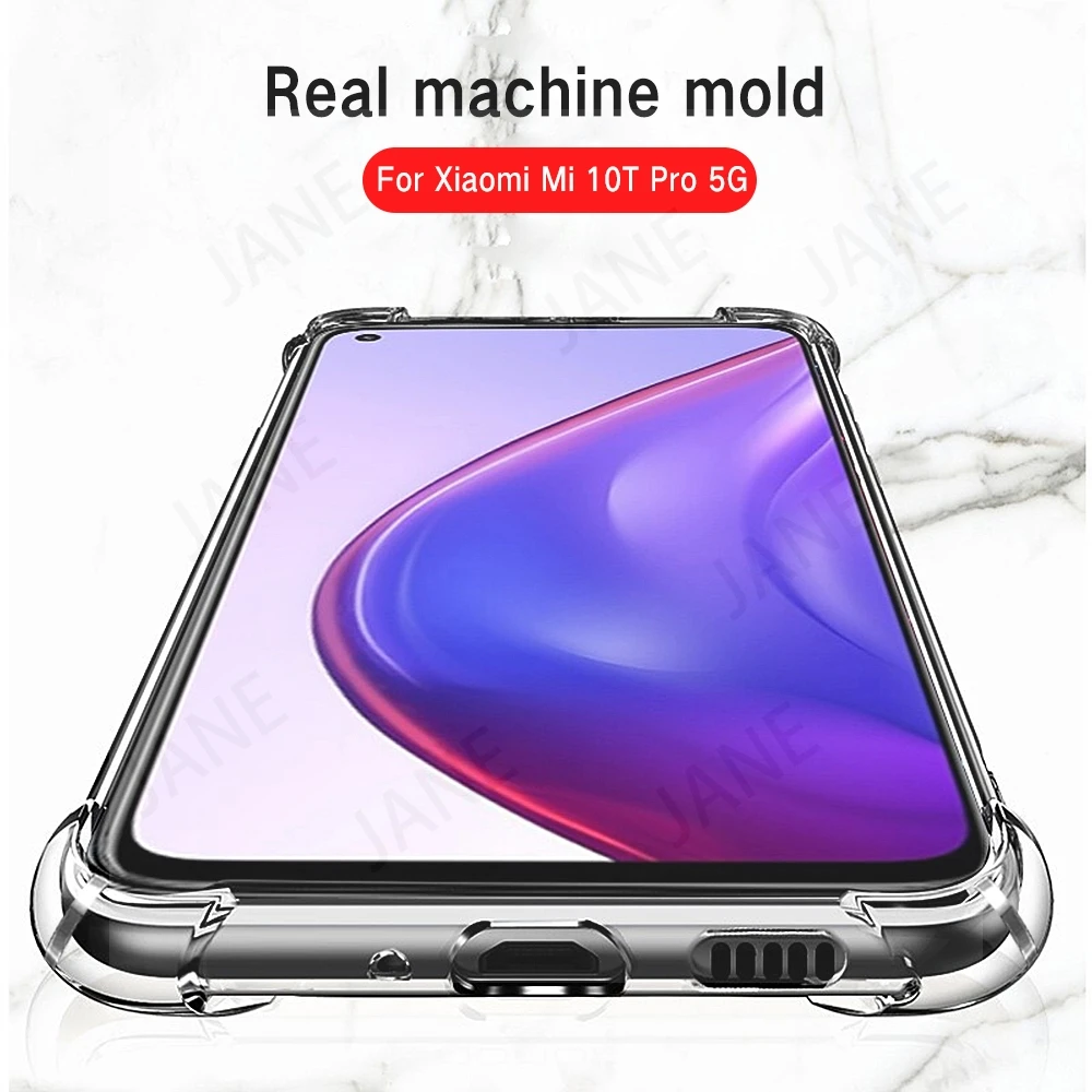 

Phone Case for Xiaomi POCO X3 NFC M3 Clear Silicone Phone Cover For Xiaomi POCO M3 Mi 10T Pro 10T Lite 10T 5G poco m3 Cases