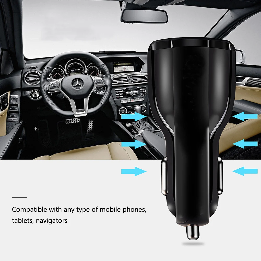 FBYEG QC02 автомобильное зарядное устройство Usb быстрая зарядка 2,0 3,0 зарядное устройство для мобильного телефона 2 usb порта быстрое автомобильное зарядное устройство для iphone samsung планшет