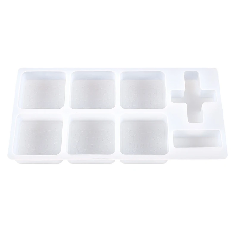 

English Seal Epoxy Resin Mold Jewelry Casting Silicone Mould DIY Crafts Aromatherapy Plaster Making Tool