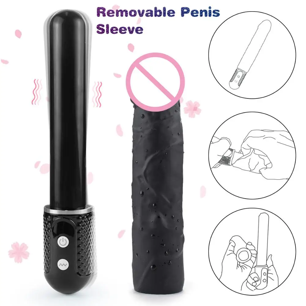 Ручной Автоматический Вибратор фаллоимитатор 10 частот имитация вагины женская