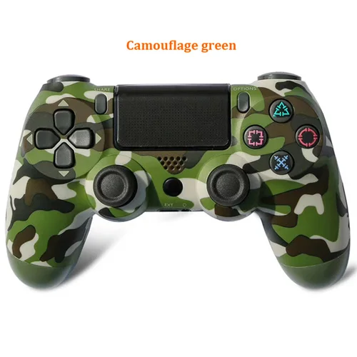 Green Camoflage Для беспроводного геймпада контроллер для Playstation Dualshock PS4 4 Bluetooth джойстик геймпады для PS4/PS4 Pro Silm PS3 PC Игры - Цвет: Green Camoflage