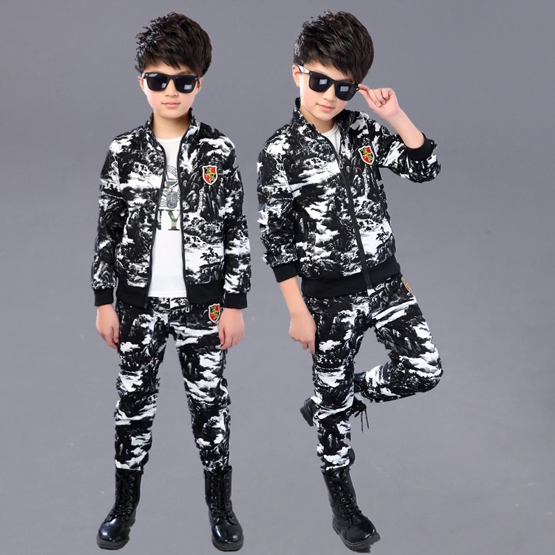 Спецпредложение спортивный костюм в стиле милитари для мальчиков и девочек