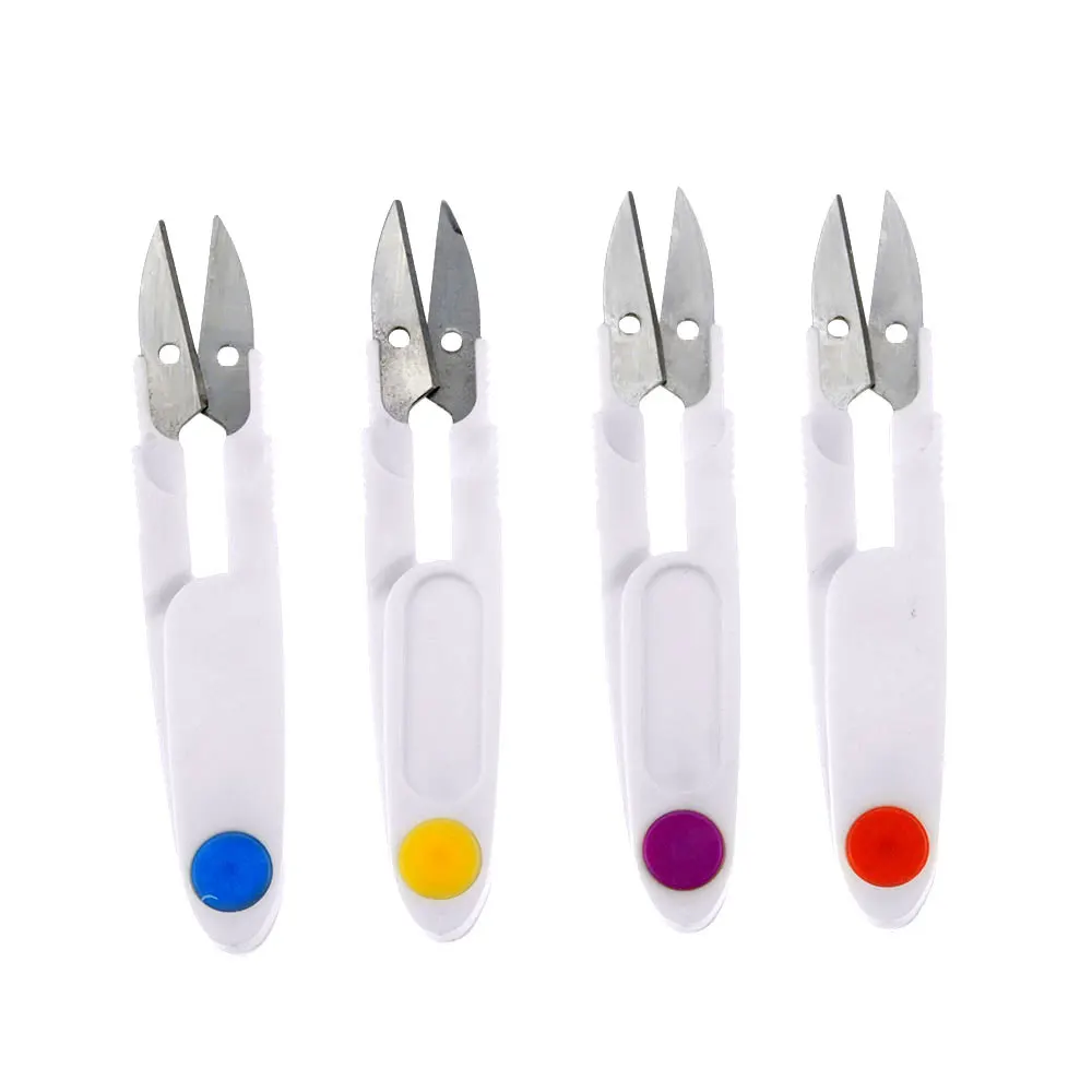 1 шт. красочные новые пластиковые ручки для шитья ножницы инструмент рукоделия |