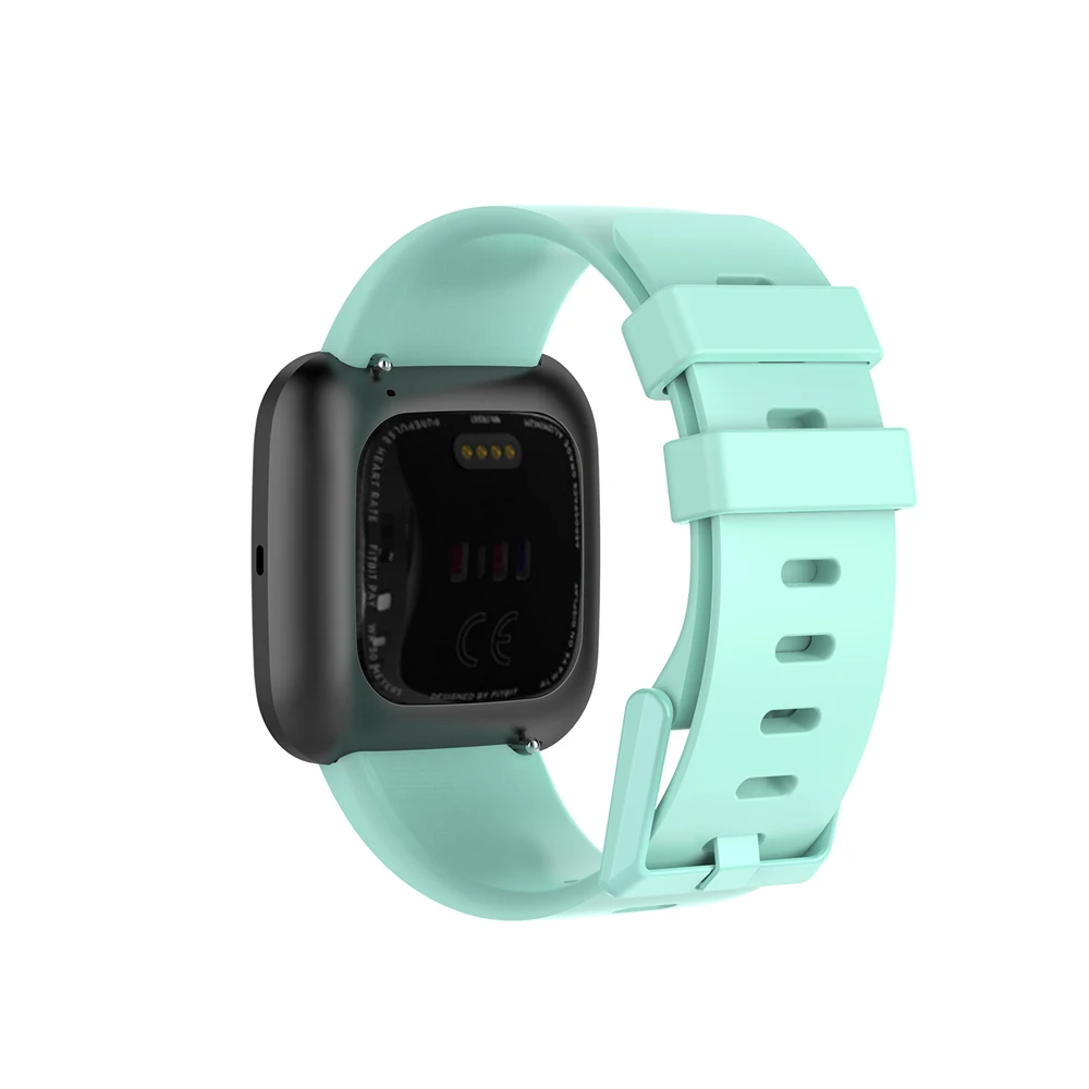Сменный ремешок для Fitbit Versa/Versa 2, мягкие силиконовые водонепроницаемые наручные аксессуары, ремешок для Fitbit Versa 2, ремешок