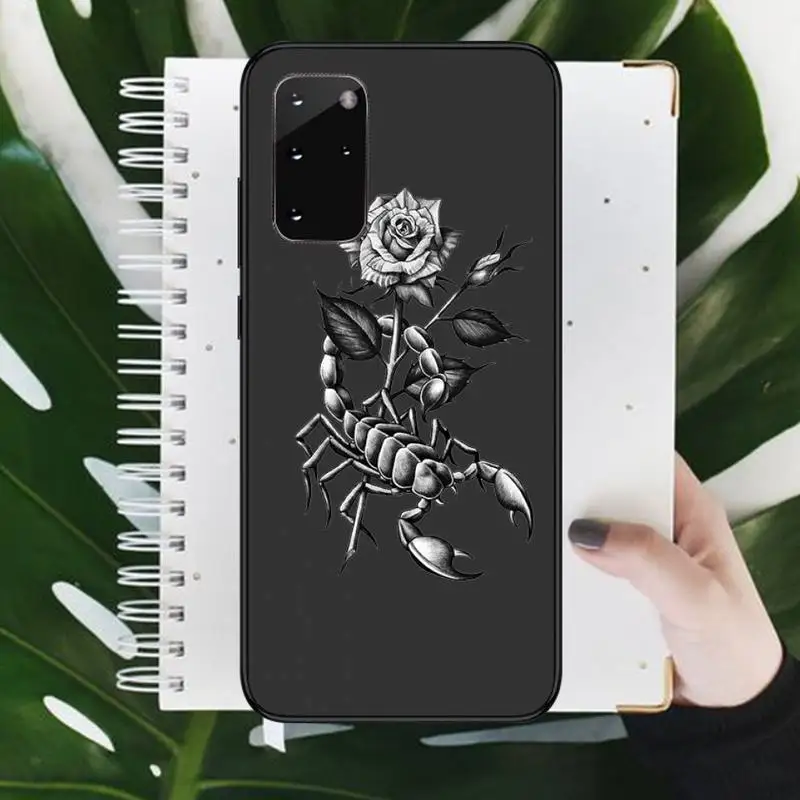 

crab scorpion animal Phone Case For Samsung galaxy S 9 10 20 A 10 21 30 31 40 50 51 71 s note 20 j 4 2018 plus Luxury brand