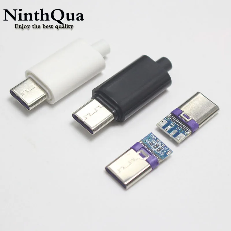 1/2/5 компл. Type-C 3 1 5A Штекерный разъем для DIY Huawei Supercharge 40 Вт Быстрая зарядка USB-C