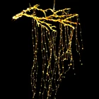 Светодиодная гирлянда из медной проволоки, 200400 светодиодов, осветительная цепочка для виноградной ветки, адаптер 12 В, 2 А постоянного тока для рождественской елки, украшение для вечеринки